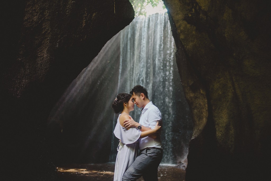 Bali Outdoor Pre-Wedding Photoshoot At Kintamani, Cepung Waterfall And Nyani Beach  by Cahya on OneThreeOneFour 12