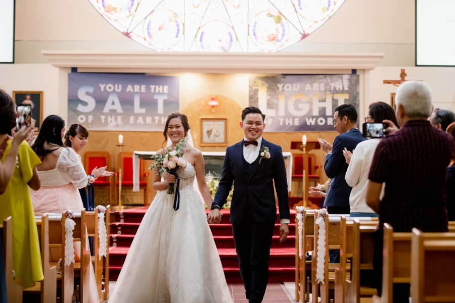 Singapore Wedding Day Photography - Church Wedding And Intimate Lunch & Dinner Banquet by Chia on OneThreeOneFour 21