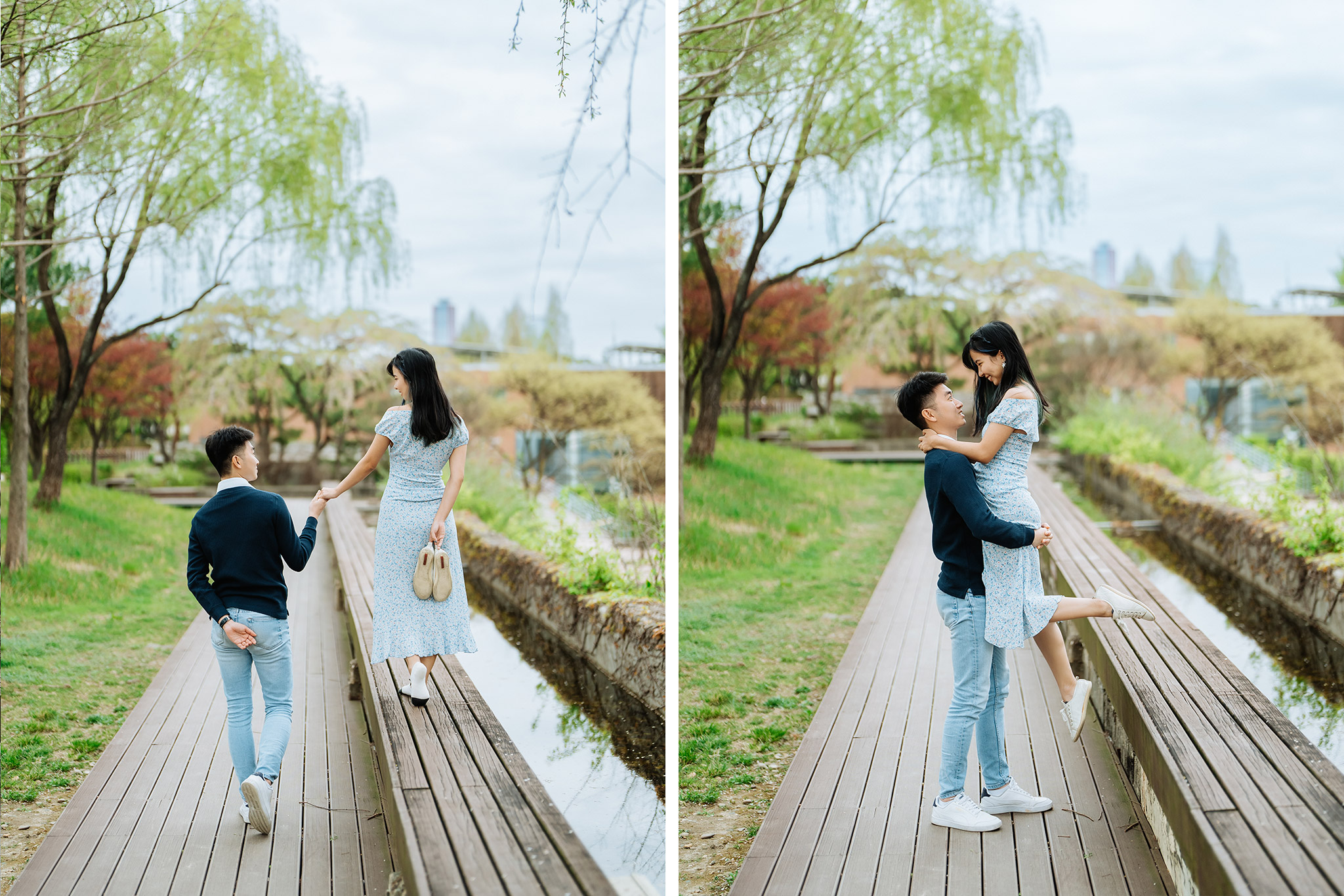 Korea Spring Casual Couple Photoshoot At Seonyudo Park by Jungyeol on OneThreeOneFour 9
