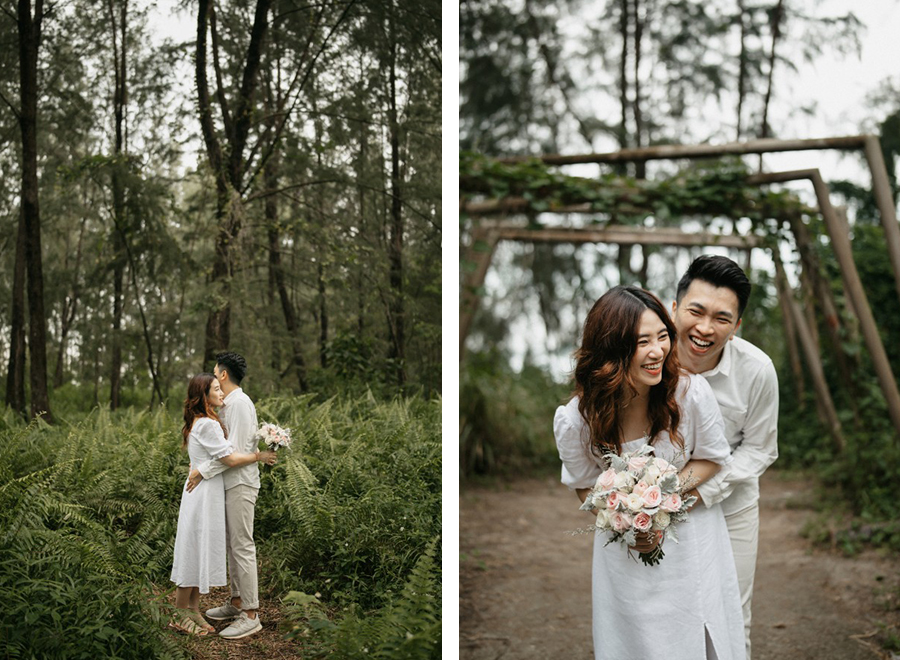 S & L - Singapore Outdoor Pre-Wedding at Coney Island & Gardens By The Bay by Chan on OneThreeOneFour 1