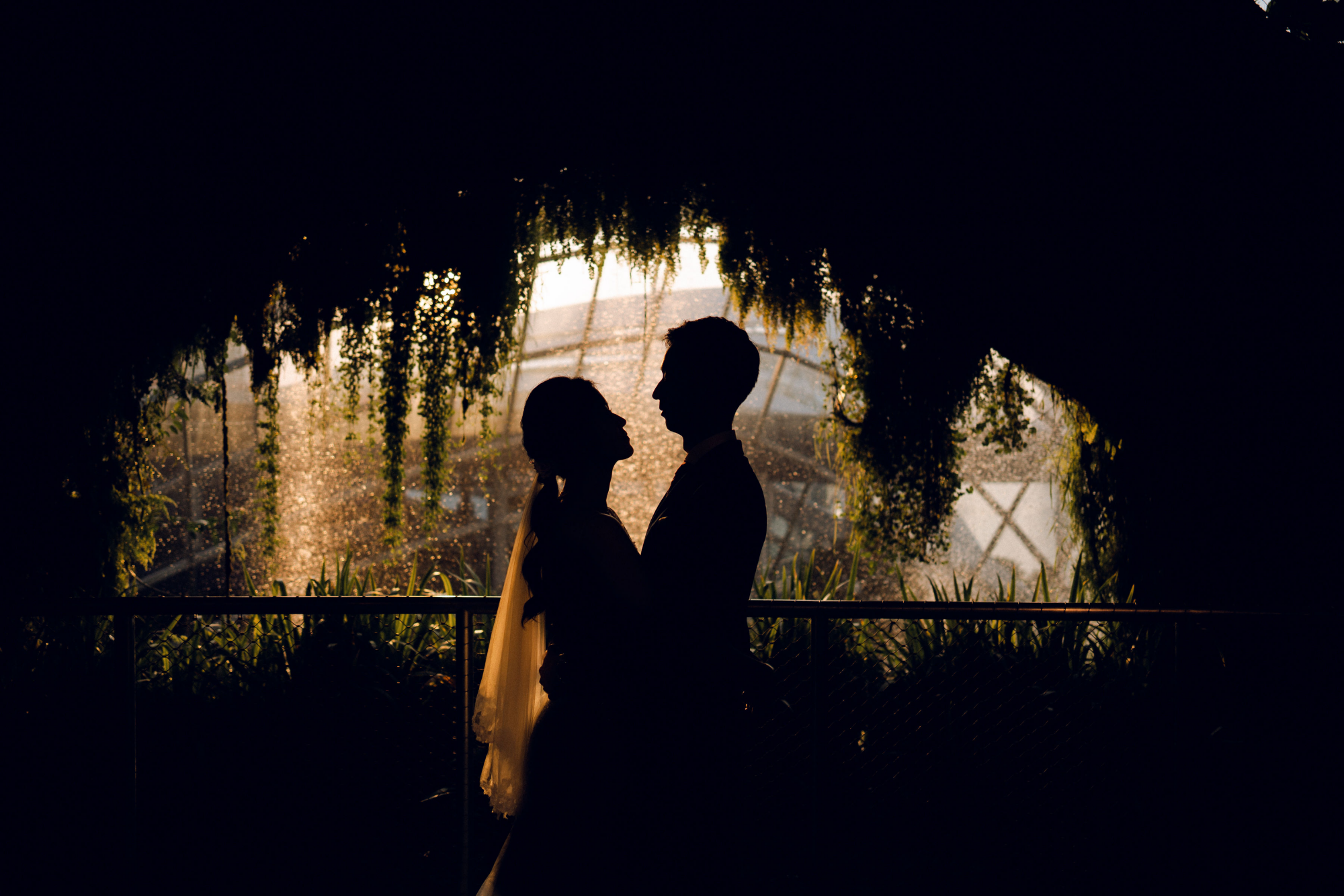 Sunset Prewedding Photoshoot At Cloud Forest, Gardens By The Bay  by Samantha on OneThreeOneFour 33