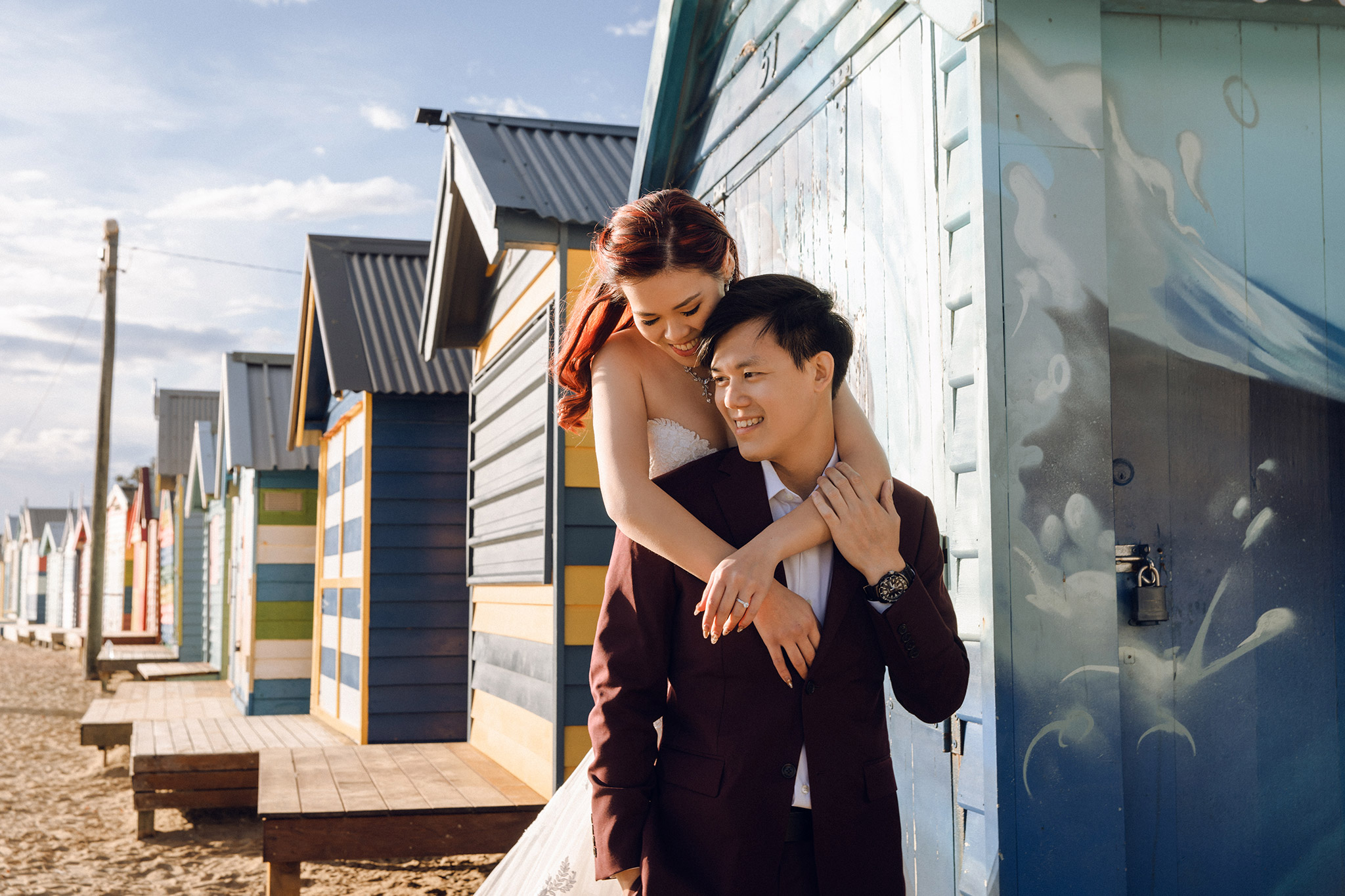 澳洲墨爾本婚紗拍攝 草泥馬農場 卡爾頓花園 布萊頓沙灘彩色小屋 by Freddie on OneThreeOneFour 21