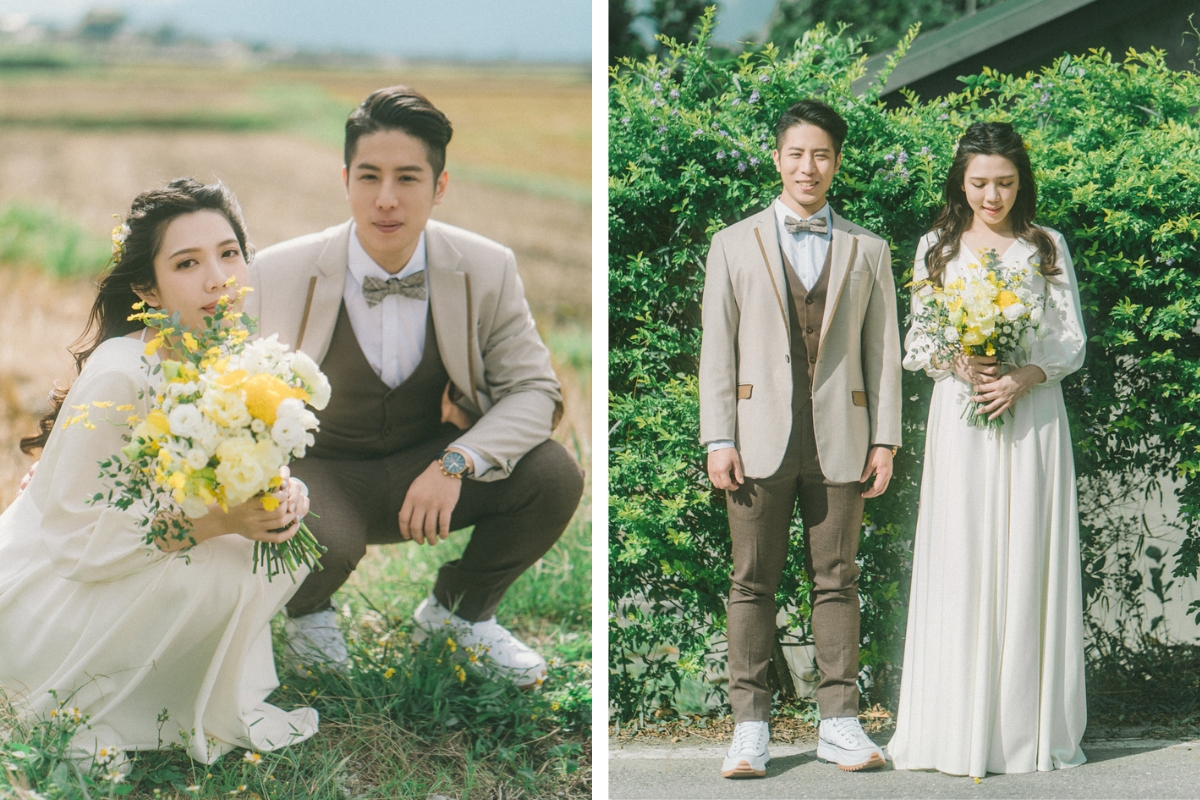 Taiwan Pre-Wedding Photoshoot Countryside Field Beach  by  on OneThreeOneFour 12