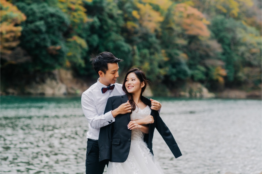 A&L: Kyoto Autumn Pre-wedding Photoshoot at Kimono Forest by Kinosaki on OneThreeOneFour 20