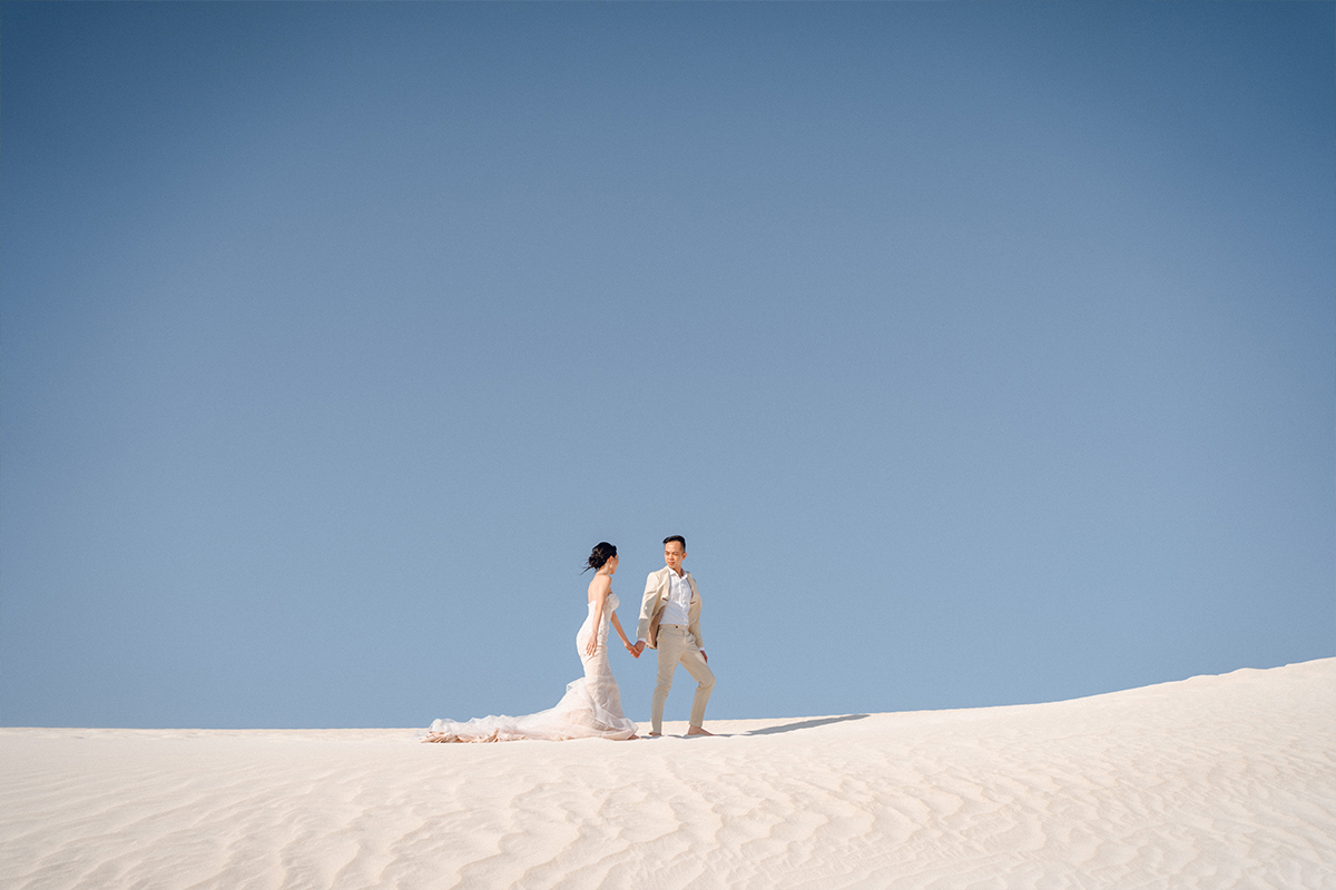 澳洲西澳珀斯婚紗拍攝 蘭斯林白沙漠 by Jimmy on OneThreeOneFour 4