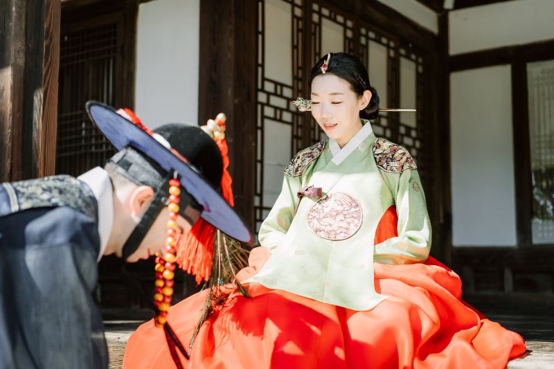 Y&B: Korea Hanbok Pre-Wedding Photoshoot At Dream Forest by Jungyeol on OneThreeOneFour 12