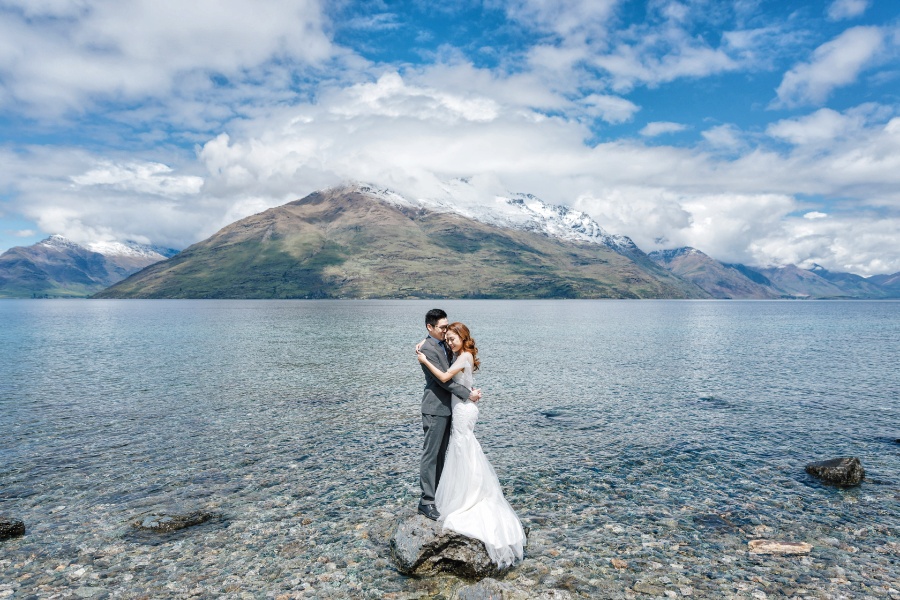 R&M: New Zealand Summer Pre-wedding Photoshoot with Yellow Lupins by Fei on OneThreeOneFour 30