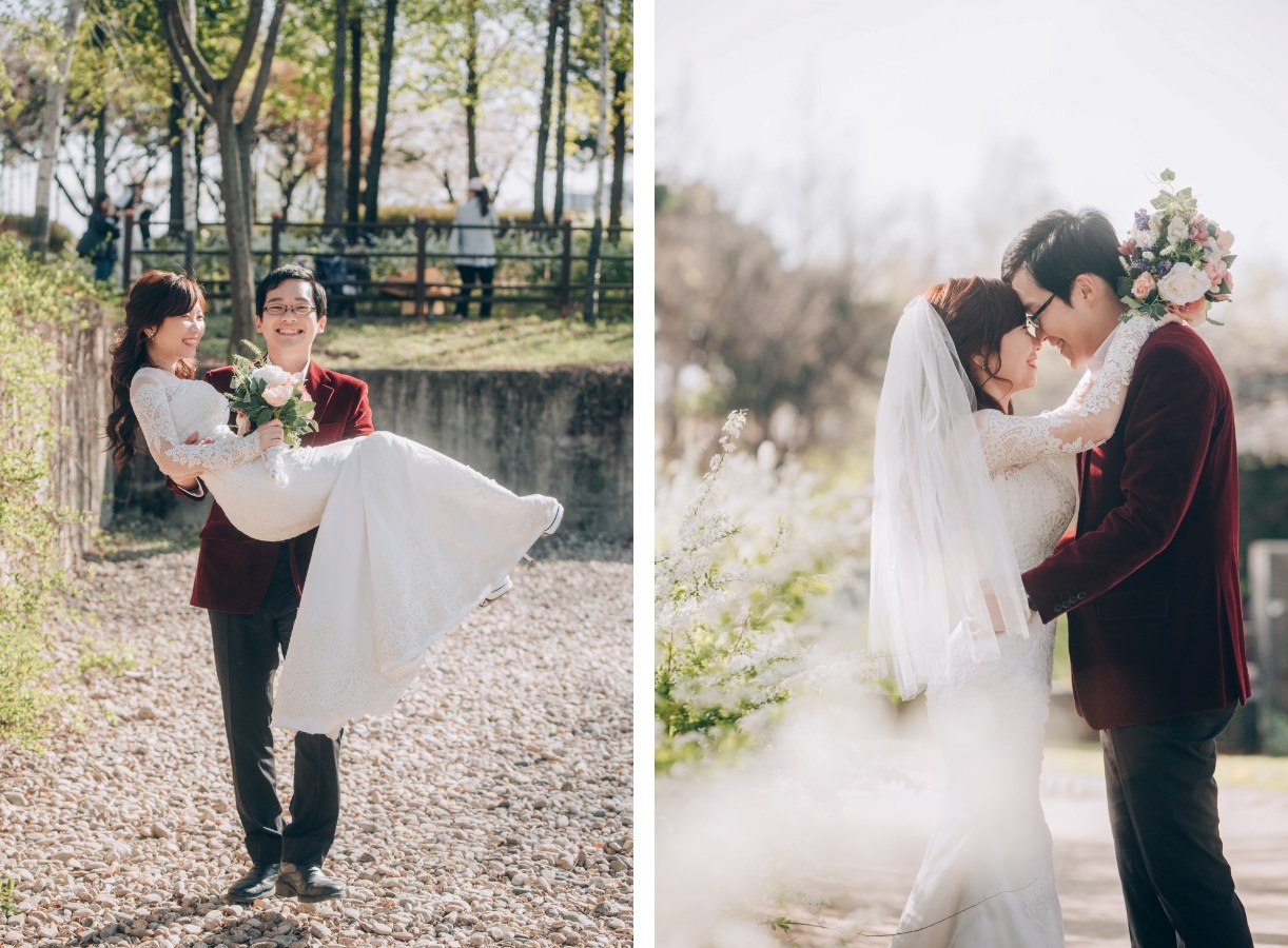 S & C Korea Outdoor Pre-Wedding Photoshoot At Seonyudo Park & Yeonnam-dong by Jongjin on OneThreeOneFour 12