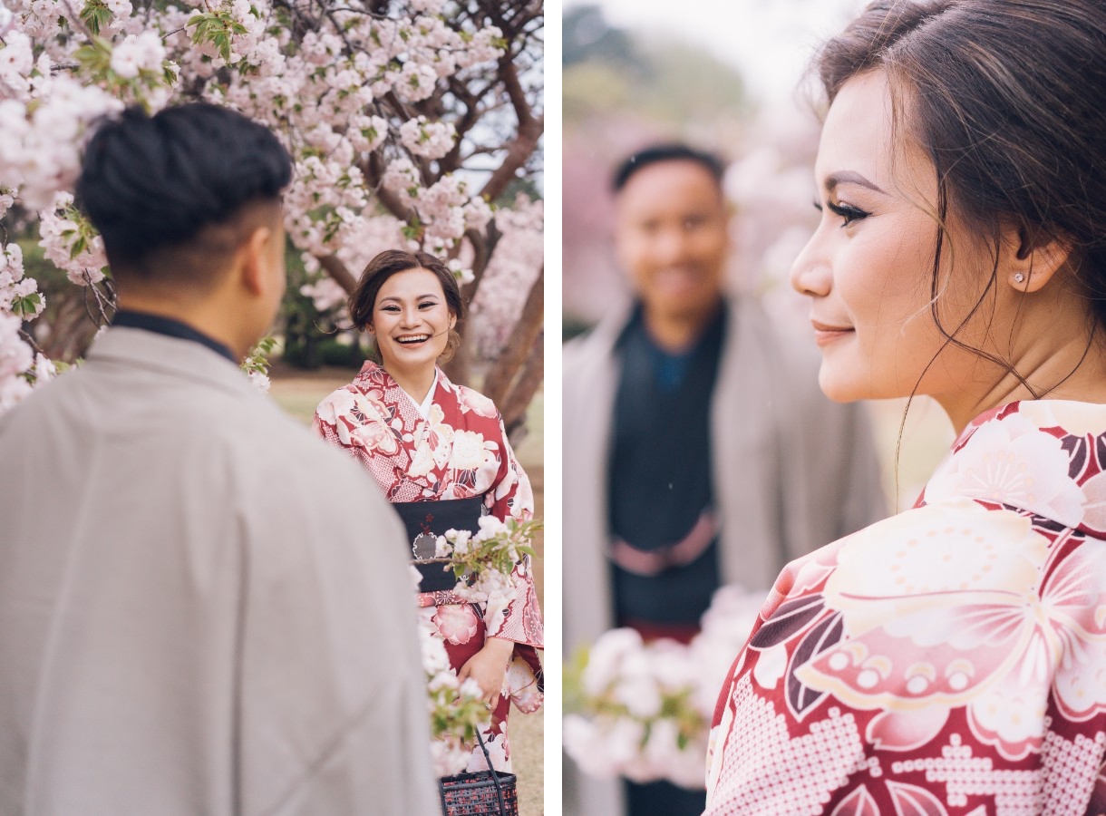 J: Massive cherry blossoms in Tokyo during Malay couple’s pre-wedding by Lenham on OneThreeOneFour 4