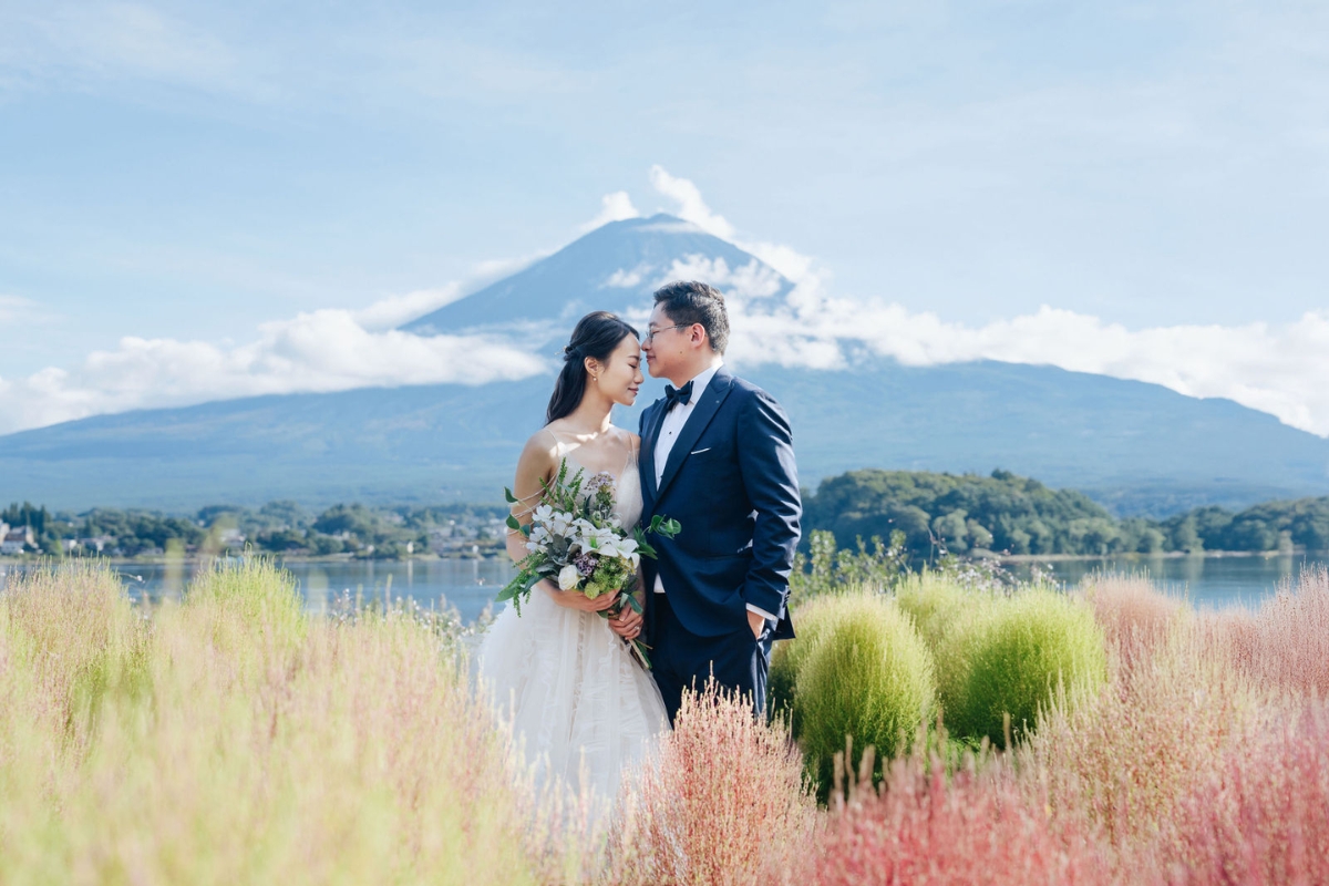 Tokyo Pre-Wedding Photoshoot with Asakusa Temple, Chureito Pagoda, Oishi Park, and Shibuya. by Dahe on OneThreeOneFour 8