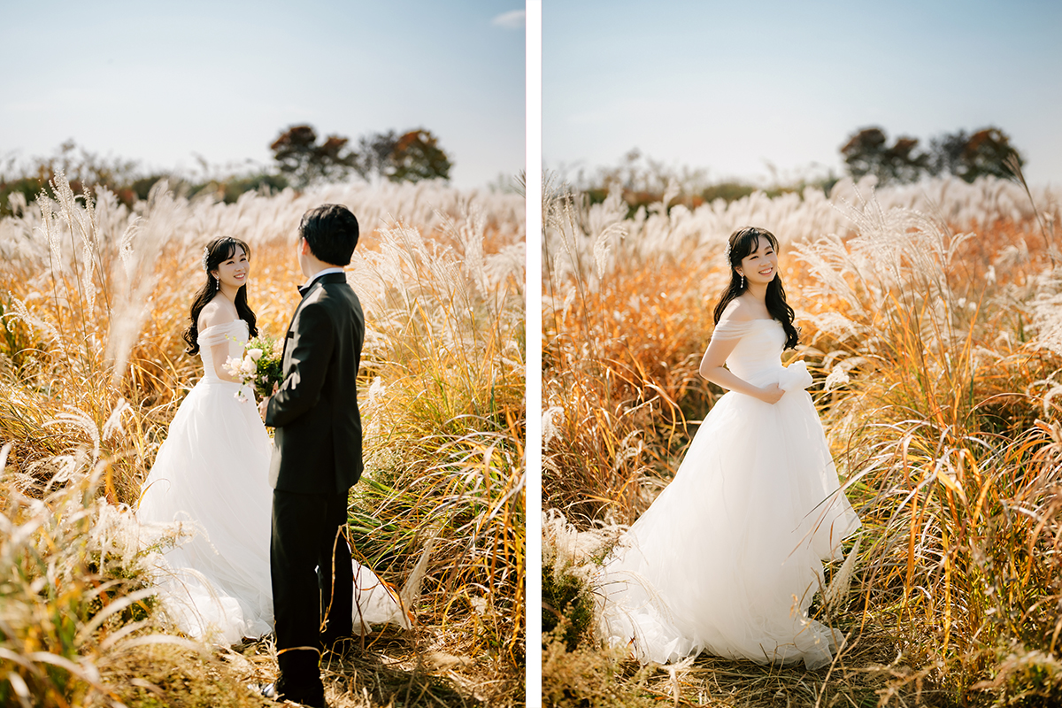 Korea Seoul Autumn Pre-Wedding Photoshoot with Silvergrass at Hanuel Park & Seonyudo Park by Jungyeol on OneThreeOneFour 14