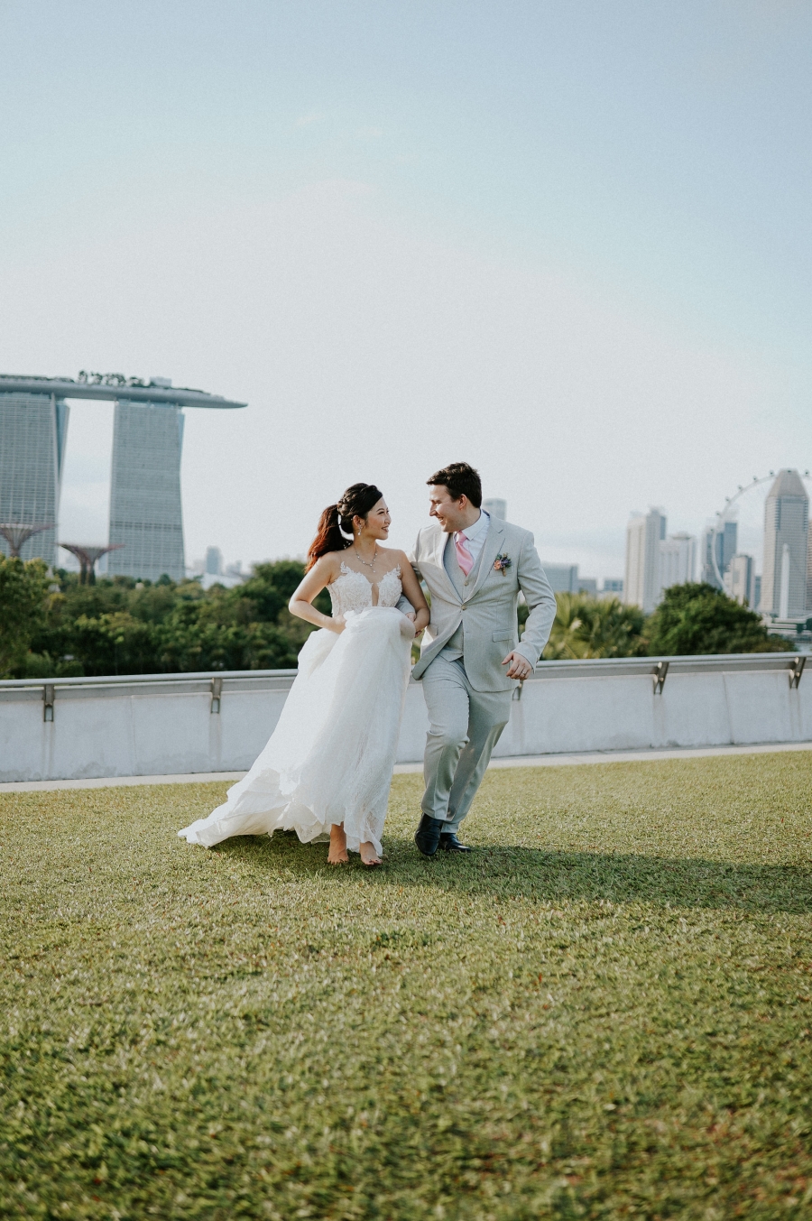 新加坡婚紗攝影 － 福康寧公園，新加坡濱海堤壩，濱海灣金沙夜景 by Charles on OneThreeOneFour 13