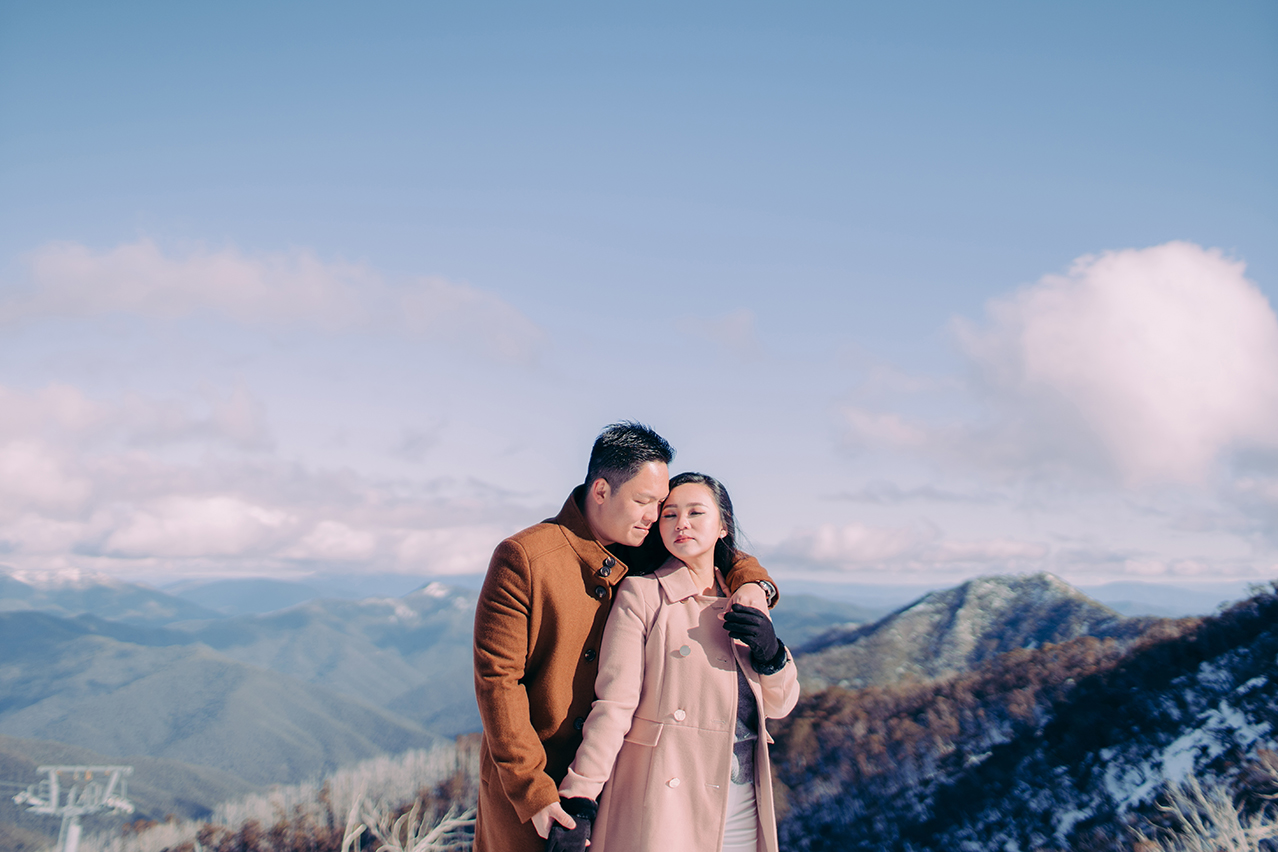 Winter Pre-Wedding Photoshoot with Huskies in Melbourne  by Freddie on OneThreeOneFour 17