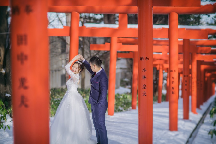 北海道婚紗旅拍路線 - 冬季的札幌市 by Wu on OneThreeOneFour 7
