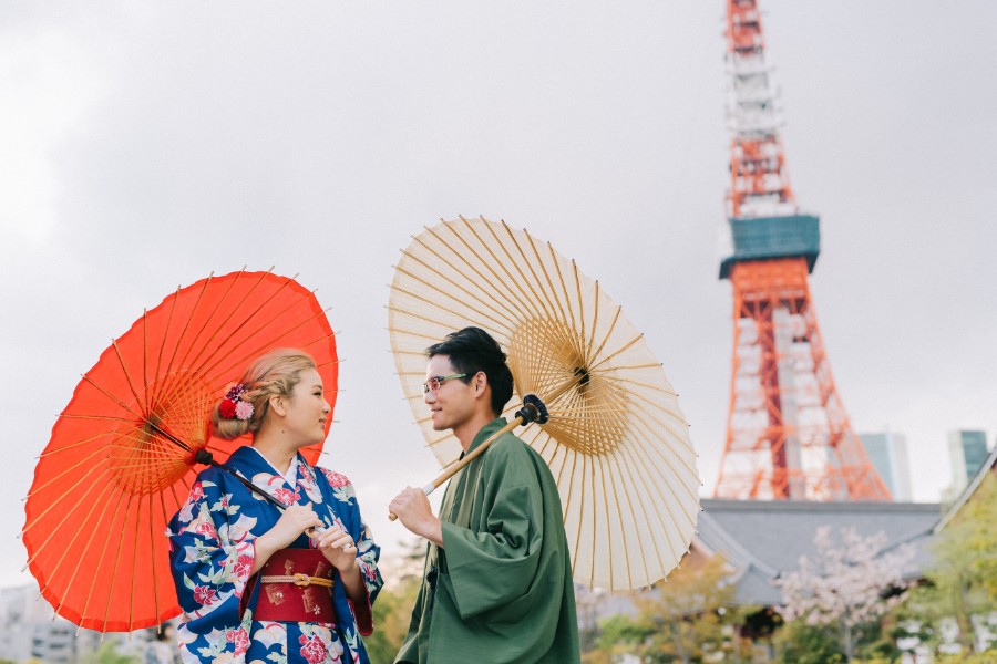 E: Pre-wedding at Nezu Shrine with torii gates by Nick on OneThreeOneFour 7