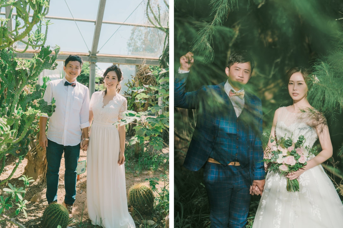 Taiwan Pre-Wedding Photoshoot Zoo Lush Greenery Beach by  on OneThreeOneFour 6