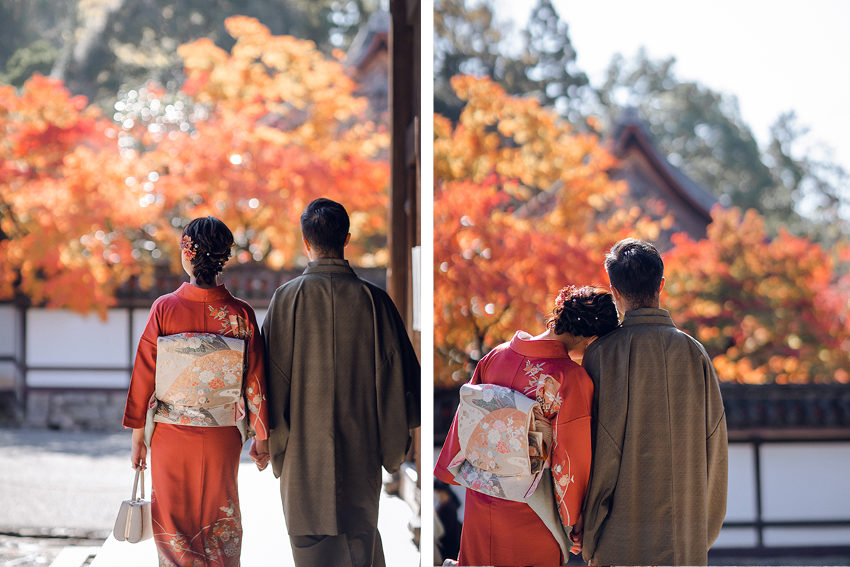 Japan Kyoto Autumn Kimono Shoot at Gion Shrine by Kinosaki on OneThreeOneFour 11