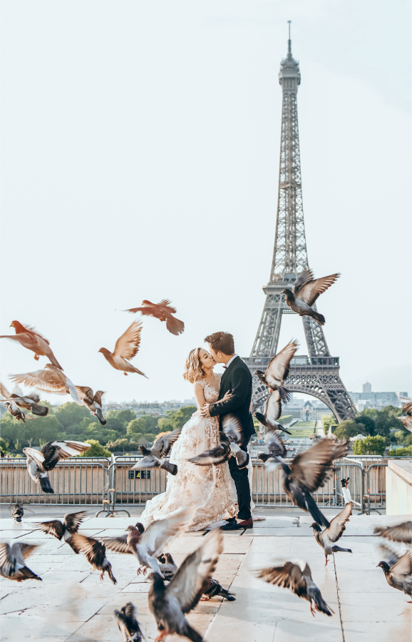 Naomi & Hann's Wedding Photoshoot in Paris by Arnel on OneThreeOneFour 3