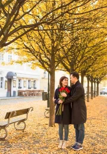 W&H Surprise Proposal Prague Photographer | Charles Bridge, Riverside