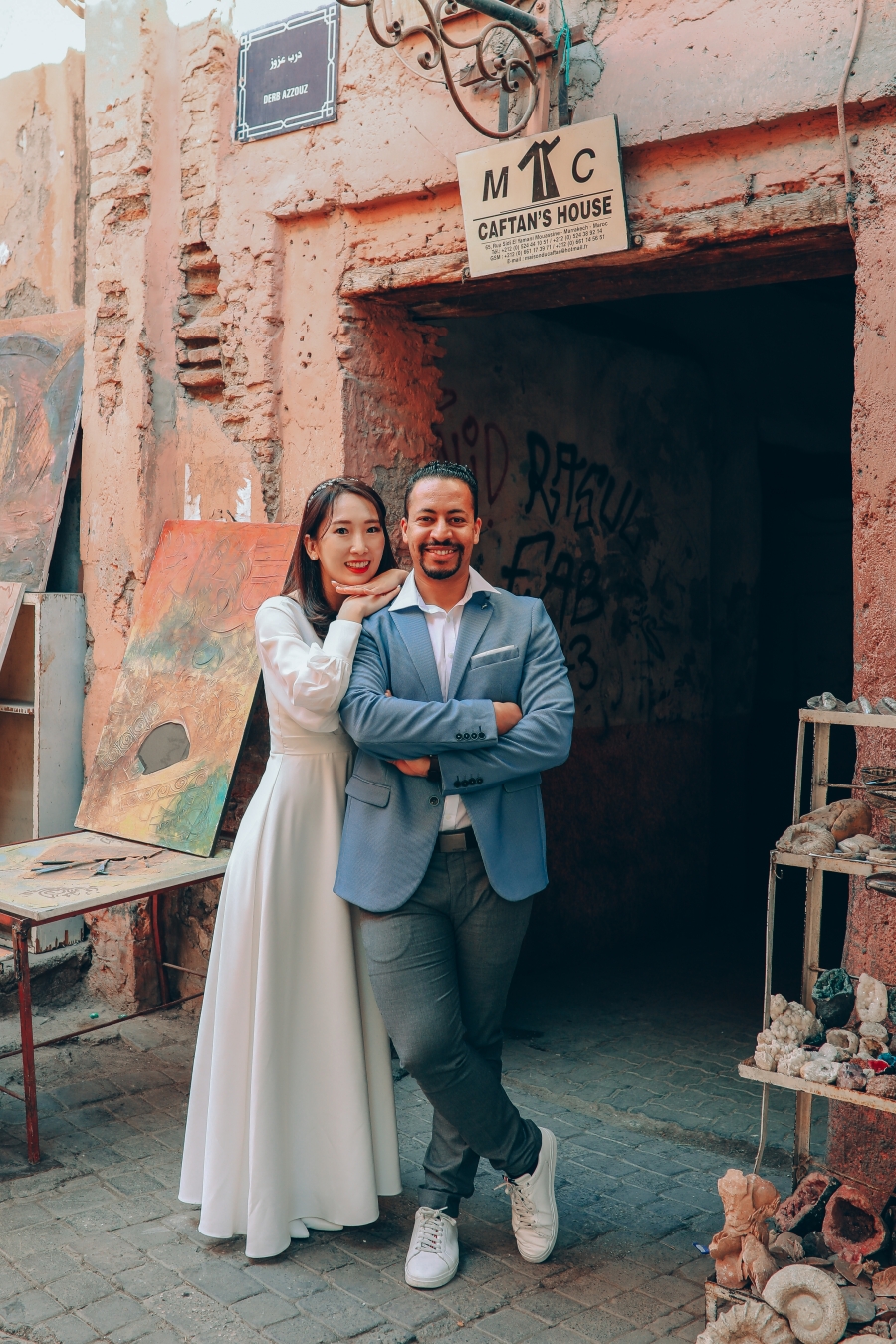 Morocco Casual Couple Honeymoon Photoshoot At Marrakesh  by AW on OneThreeOneFour 2