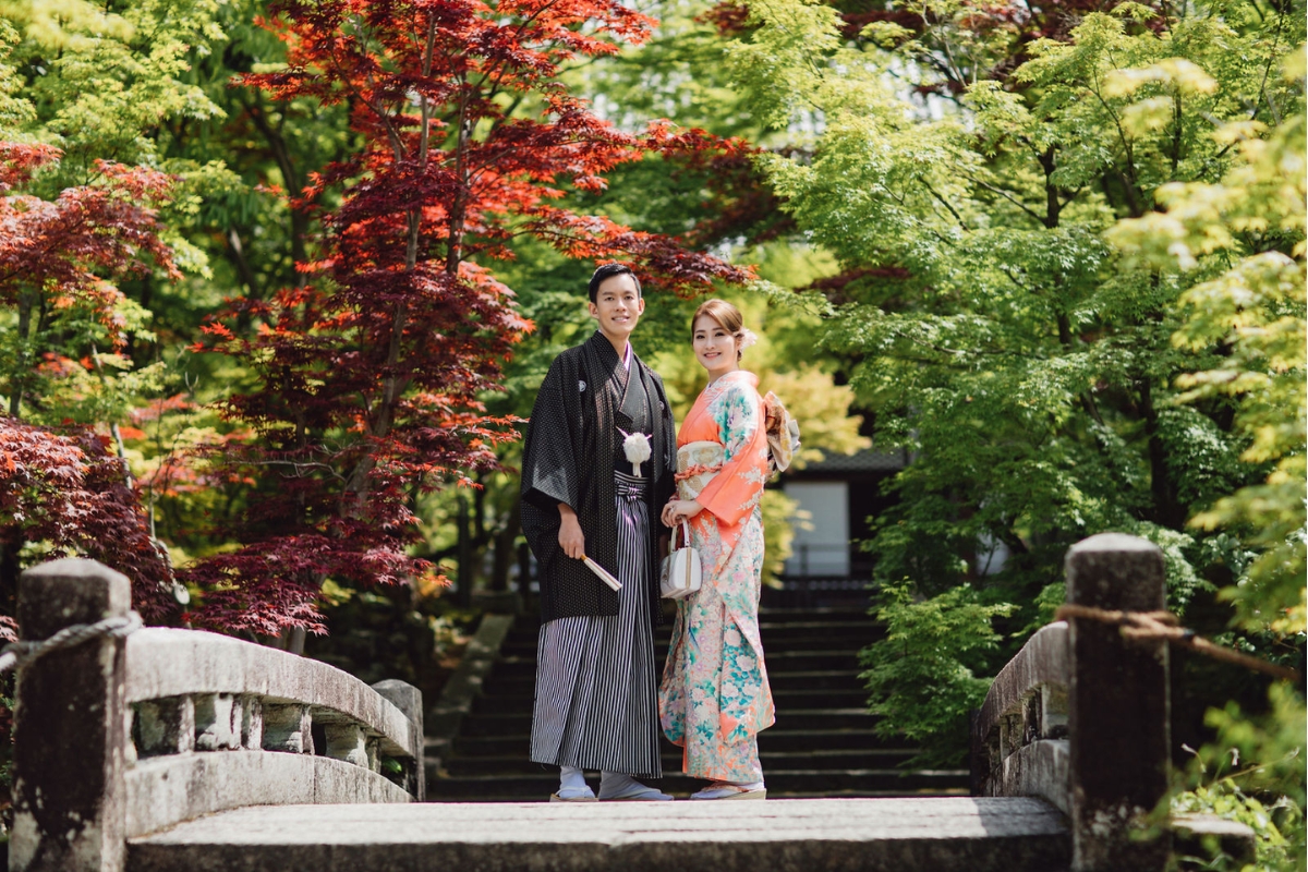 Kyoto Pre-Wedding Photoshoot with Eikando Temple, Mt Wakakusa, and Nara Deer Park by Kinosaki on OneThreeOneFour 0