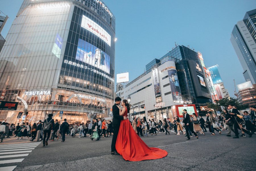 日本東京婚紗拍攝地點 - 東京塔 & 涩谷站前十字路口 by Lenham on OneThreeOneFour 22