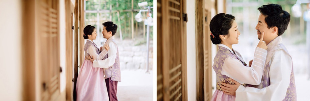 Korea Hanbok Pre-Wedding Photoshoot At Dream Forest by Jungyeol on OneThreeOneFour 9