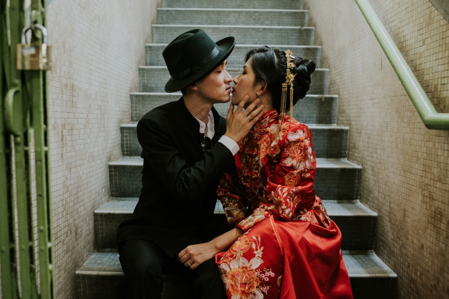 Retro Oriental Pre Wedding Photoshoot In Kuala Lumpur Petaling Street by Yan on OneThreeOneFour 25