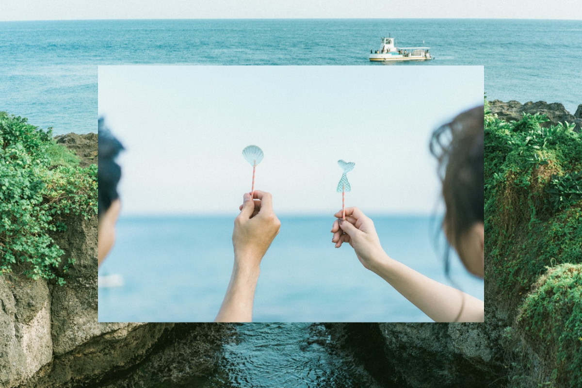 Taiwan Pre-Wedding Photoshoot Scooter Ride Sea Pier by  on OneThreeOneFour 20