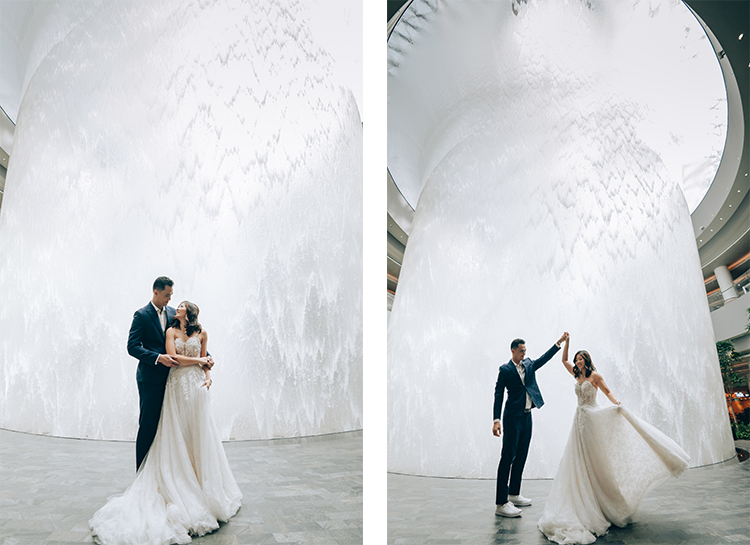 singapore wedding photoshoot jewel changi