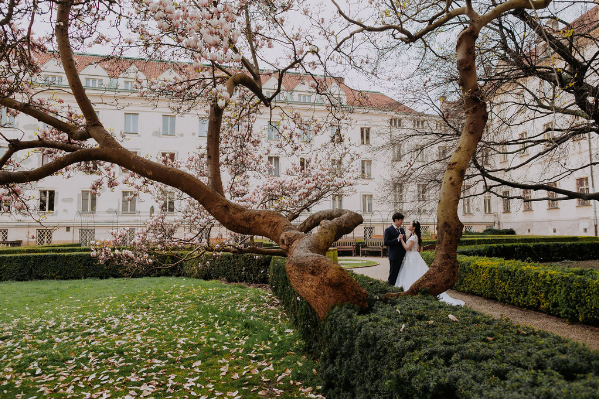 Prague prewedding photoshoot at Astronomical Clock, Old Town Square, Charles Bridge And Petrin Park by Nika on OneThreeOneFour 5