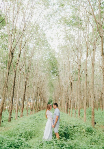 Phuket Pre-Wedding Photoshoot At Big Buddha, Forest And Beach 