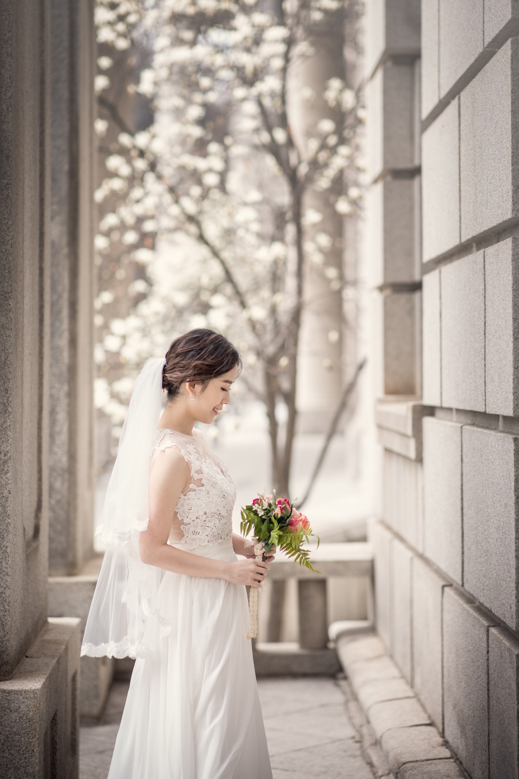 Korea Outdoor Pre-Wedding Photoshoot At Kyunghee University  by Junghoon on OneThreeOneFour 7