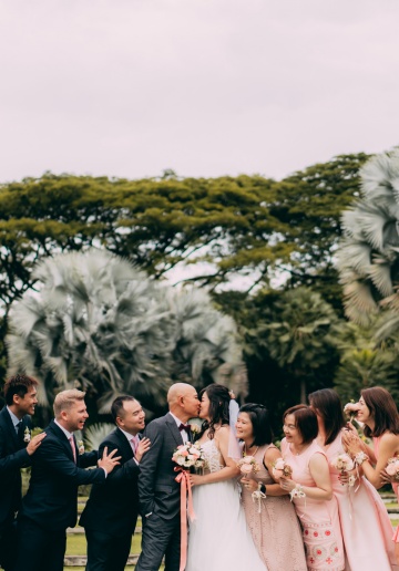 Photography Coverage For Singapore Wedding Day Lunch Celebration At Vineyard Restaurant, Hort Park 