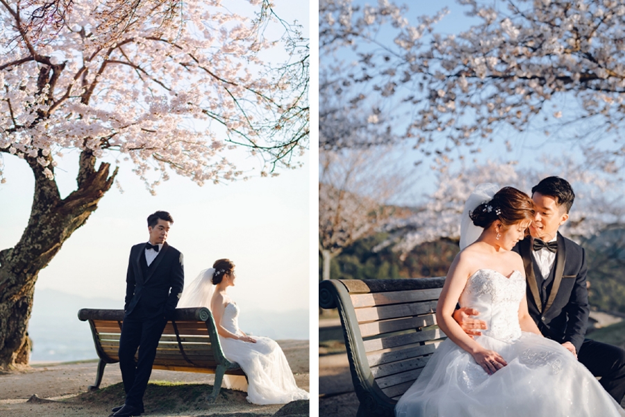 在京都和奈良的盛開之愛：一同迎接櫻花盛放的春季婚紗照拍攝 by Kinosaki on OneThreeOneFour 4