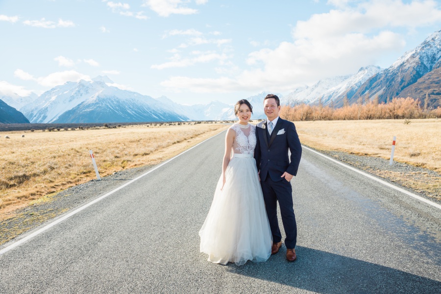 New Zealand Lake Tekapo, Lake Pukaki and Arrowtown Pre-Wedding Photoshoot by Fei on OneThreeOneFour 4