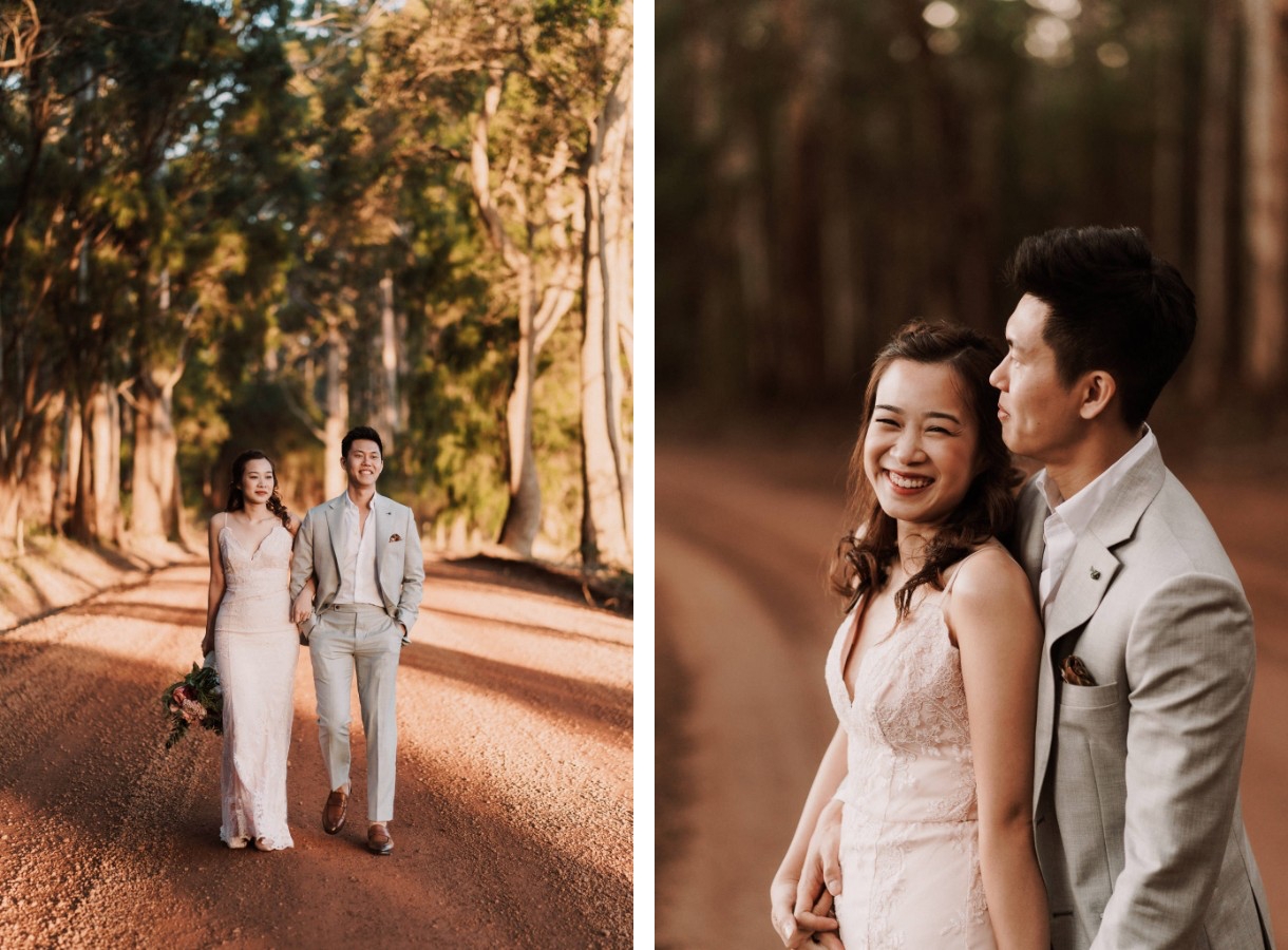 C&S: Perth pre-wedding overlooking a valley, with whimsical forest and lake scene by Jimmy on OneThreeOneFour 12