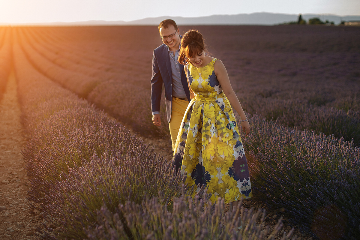 The Perfect Southern France Provence Pre-Wedding Photoshoot with Lavenders & Sunflowers by Vin on OneThreeOneFour 10