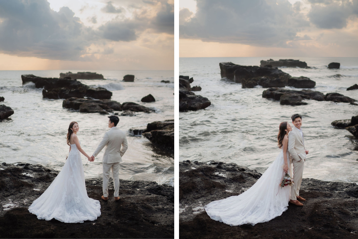 Bali Prewedding Photoshoot At Lake Tamblingan, Munduk Waterfall And Sunset At Mengening Beach by Cahya on OneThreeOneFour 36