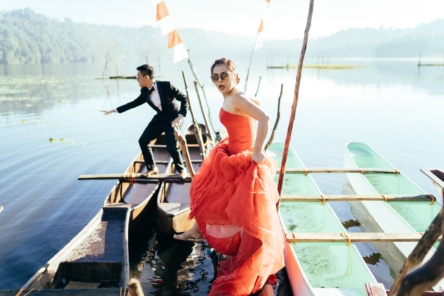S&J: Bali Full Day Post-wedding Photography at Lake, Waterfall, Forest And Beach by Aswin on OneThreeOneFour 10