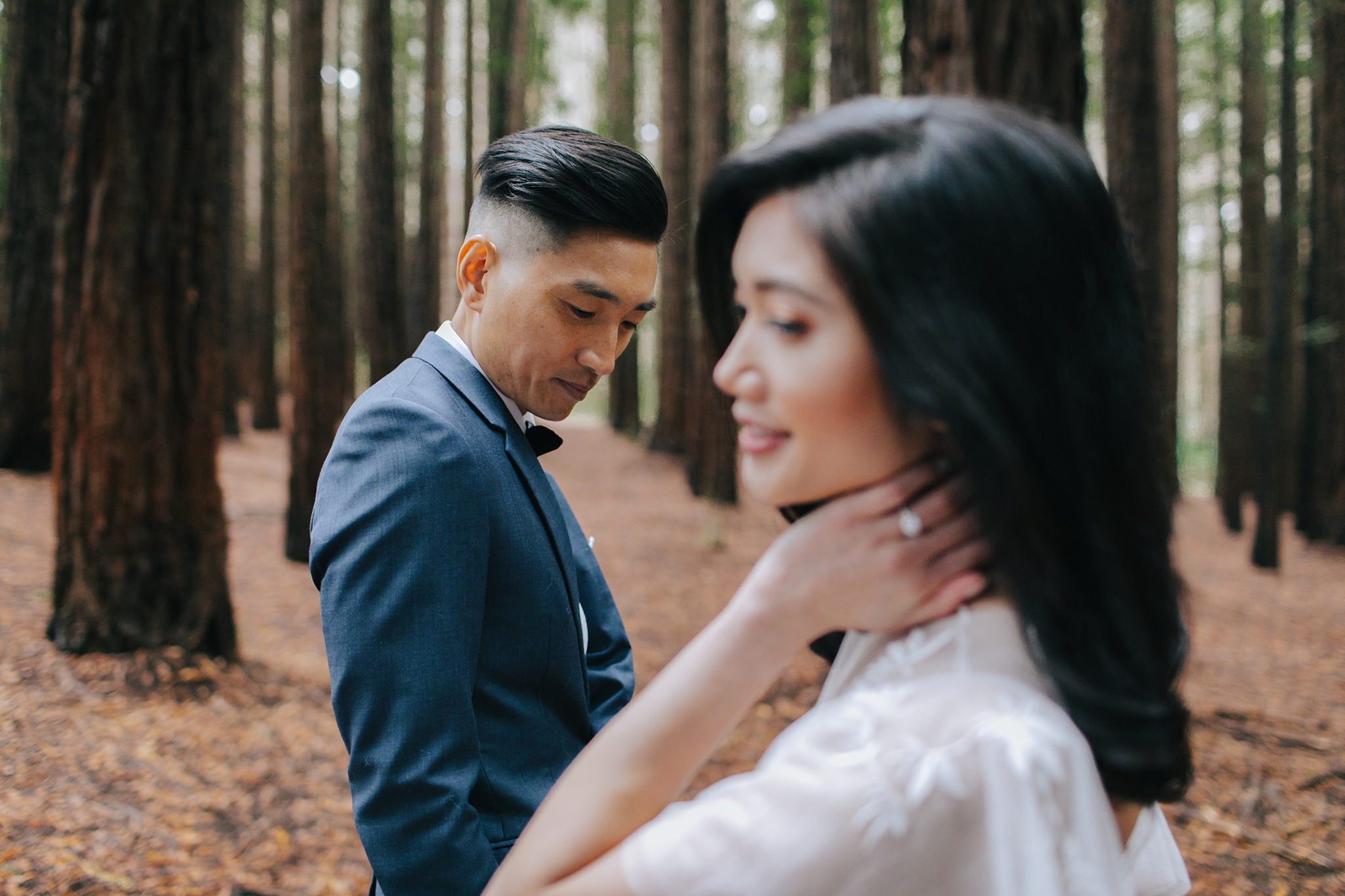 Melbourne Pre-Wedding Photoshoot in Royal Botanical Gardens & Redwood Forest by Freddie on OneThreeOneFour 25