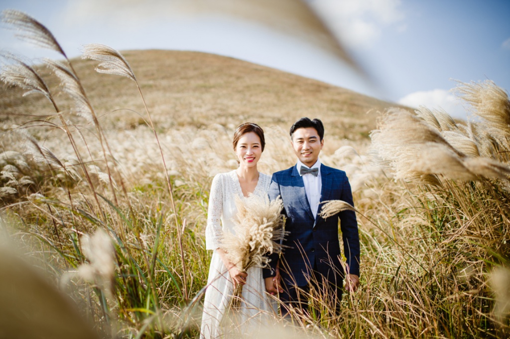 Korea Jeju Island Pre-Wedding Photoshoot With Silver Grass During Autumn  by Ray on OneThreeOneFour 2