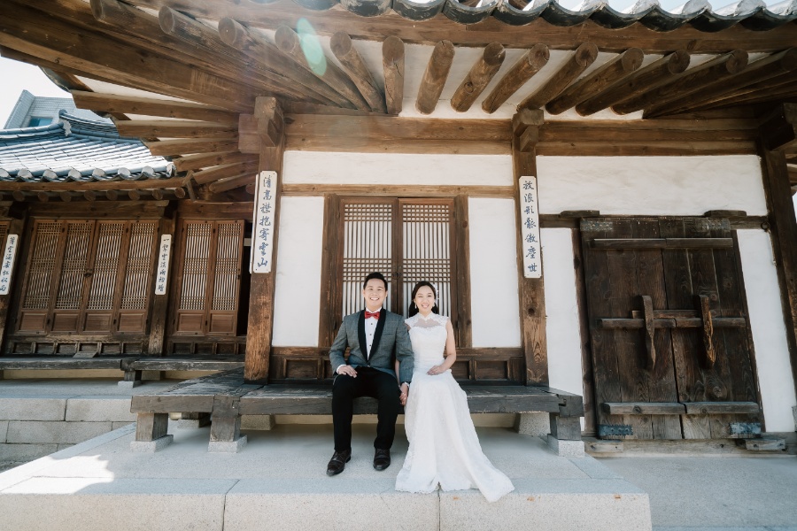 T&J: Korea Cherry Blossom Pre-wedding Photoshoot at Namsangol Hanok Village and Seoul Forest by Jungyeol on OneThreeOneFour 18
