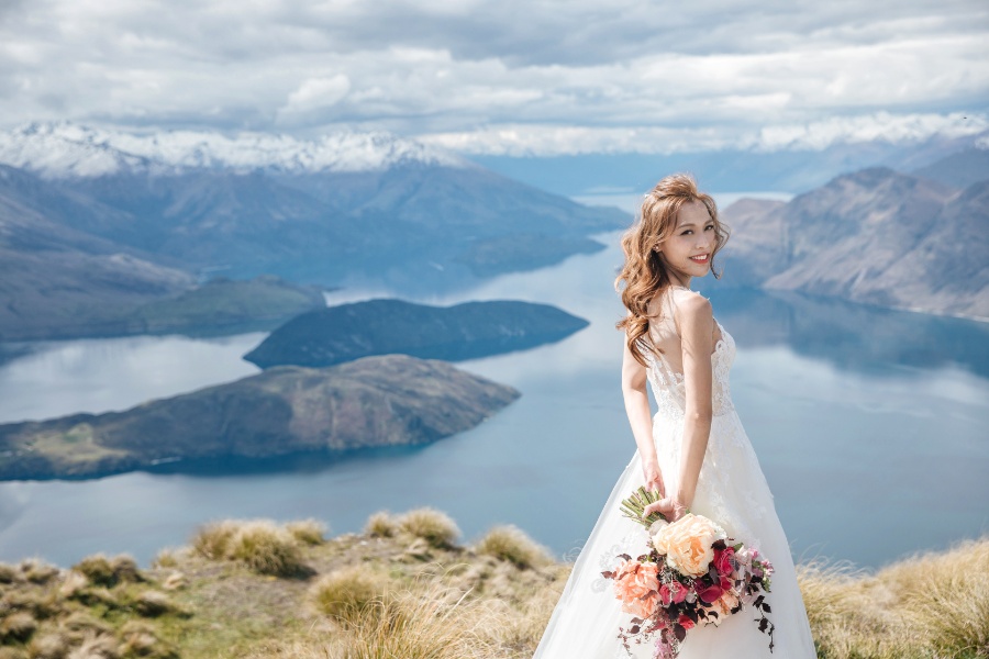 R&M: New Zealand Summer Pre-wedding Photoshoot with Yellow Lupins by Fei on OneThreeOneFour 9