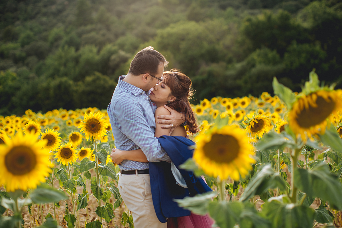 The Perfect Southern France Provence Pre-Wedding Photoshoot with Lavenders & Sunflowers by Vin on OneThreeOneFour 6