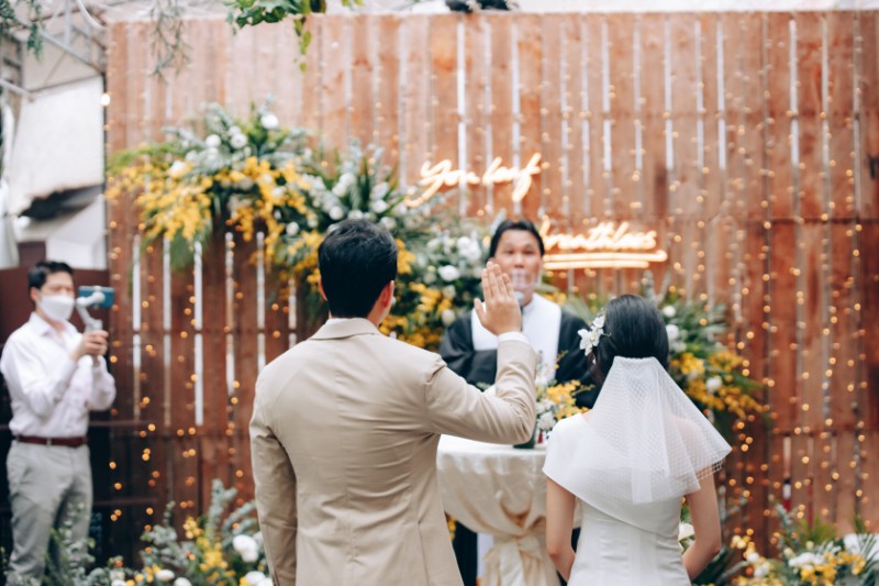 S&B: Lovely Wedding at lush venue, Botanico at the Garage, with Korean couple by Cheng on OneThreeOneFour 29
