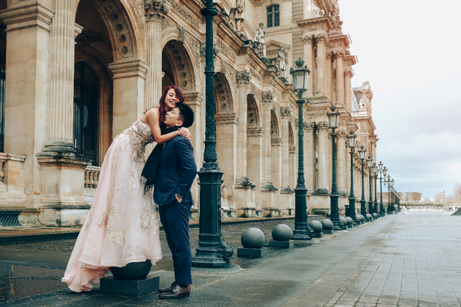 Paris Pre-Wedding Photography for Singapore Couple At Eiffel Tower And Palais Royale  by Arnel on OneThreeOneFour 13