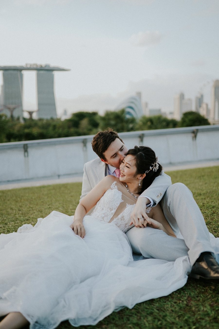 新加坡婚紗攝影 － 福康寧公園，新加坡濱海堤壩，濱海灣金沙夜景 by Charles on OneThreeOneFour 16