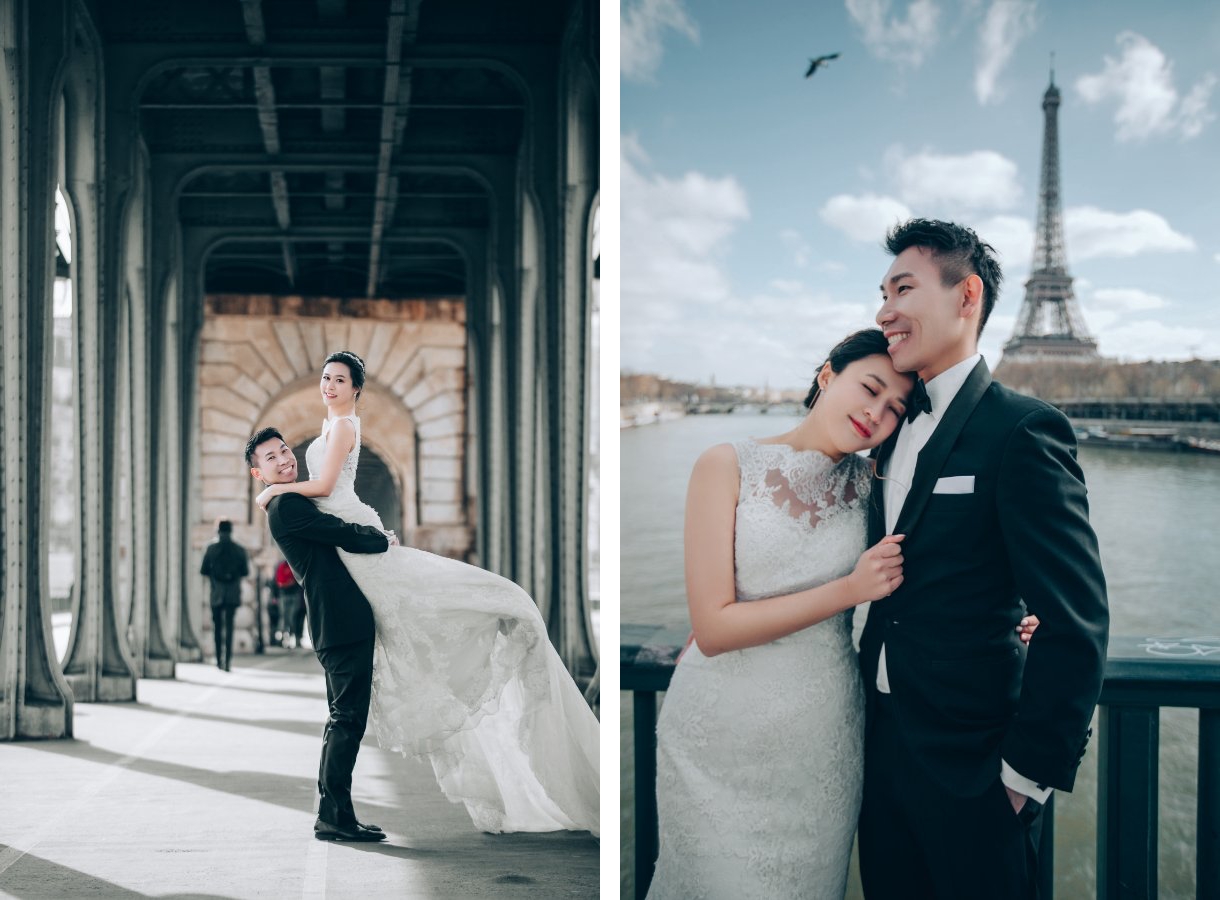J&A: US Couple's Paris Day to Night Pre-wedding Photoshoot by Yao on OneThreeOneFour 13