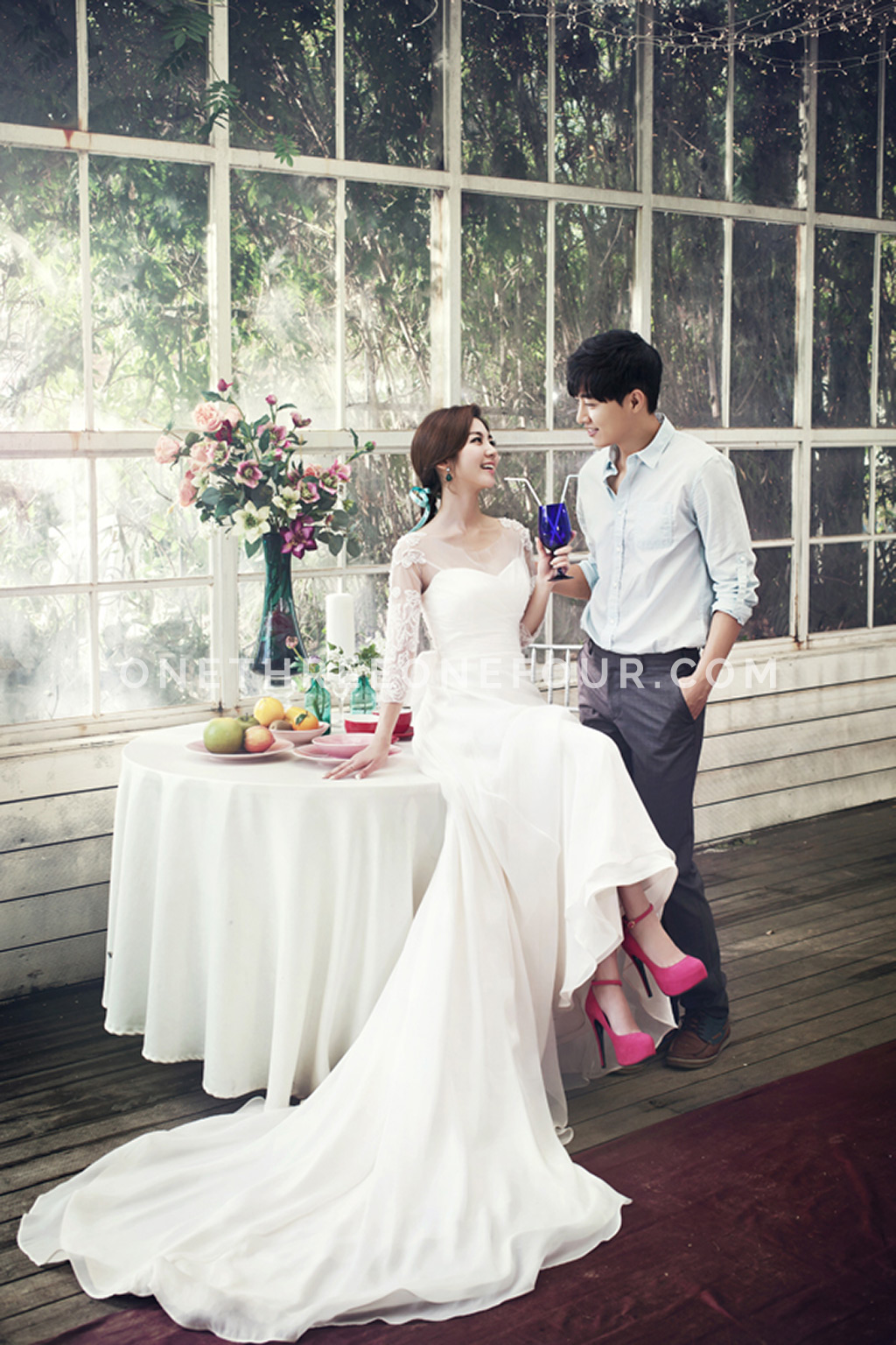 Korean Wedding Photos: Indoor Set by SUM Studio on OneThreeOneFour 48
